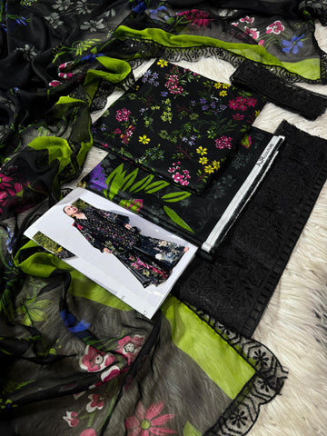 3-Piece Printed Lawn Suit