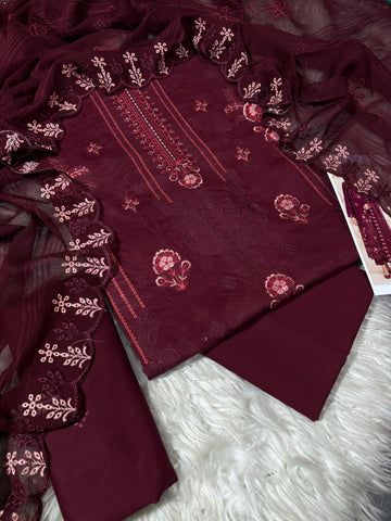 3-Piece Embroidery Suit