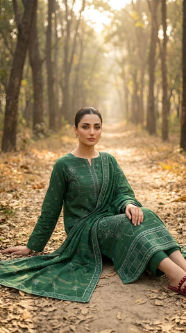 3-Piece Embroidery Suit