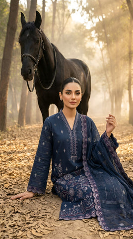 3-Piece Embroidery Suit