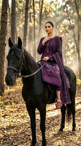 3-Piece Embroidery Suit