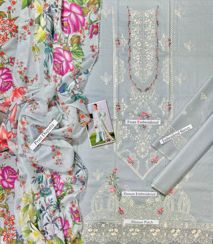3-Piece Embroidery Suit