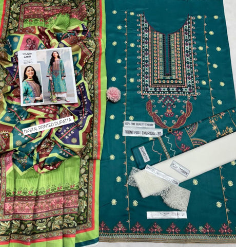 3-Piece Fancy Unstitched Suit