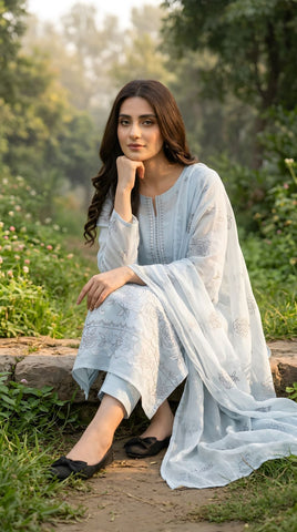 3-Piece Unstitched Festive Suit