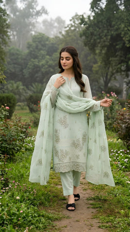 3-Piece Unstitched Festive Suit