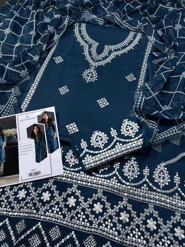 Festive Unstitched Suit 3-Pc