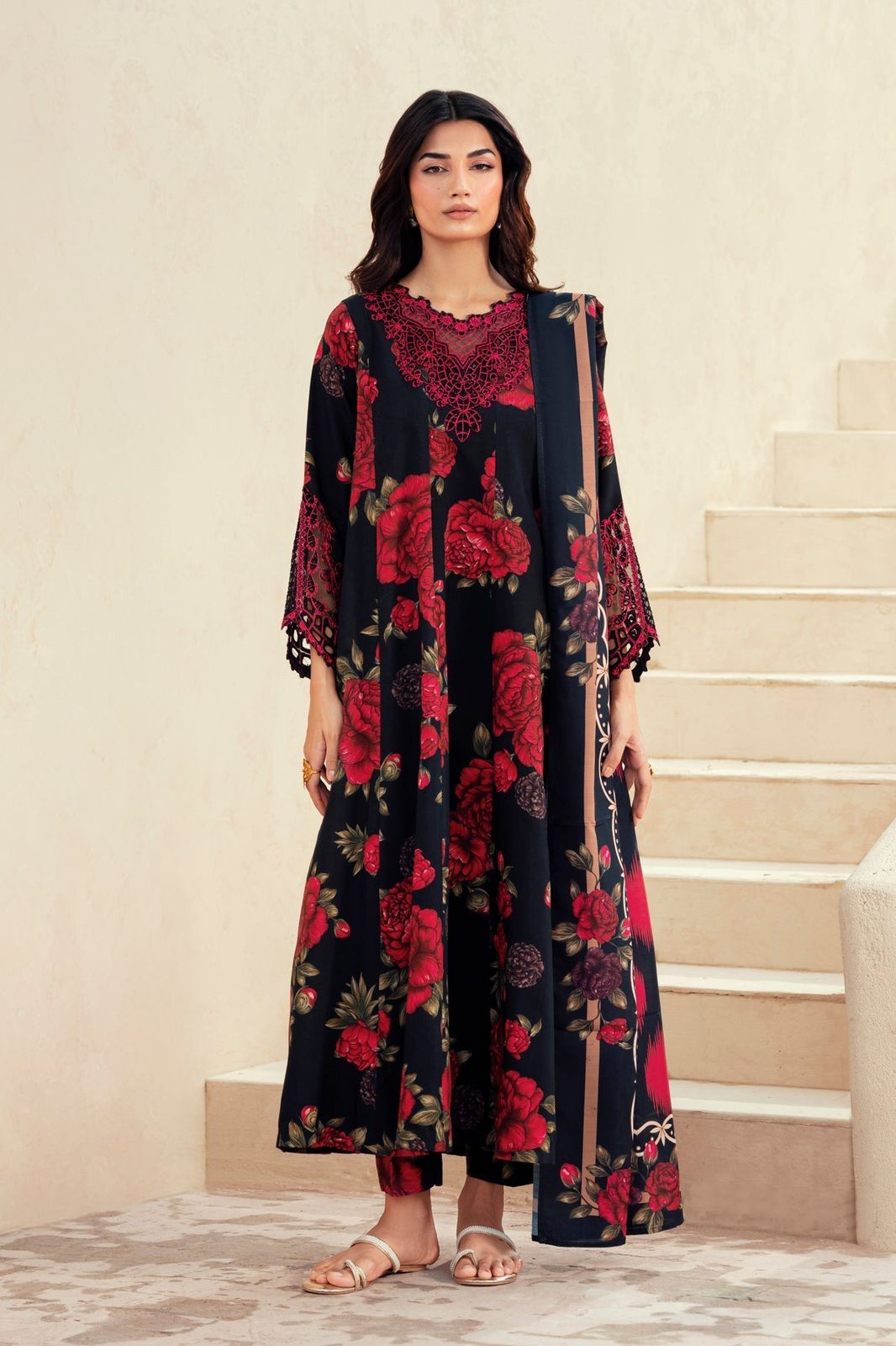 3-Piece Fancy Unstitched Suit