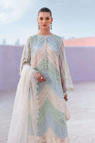 Unstitched Embroidered 3-PC Suit