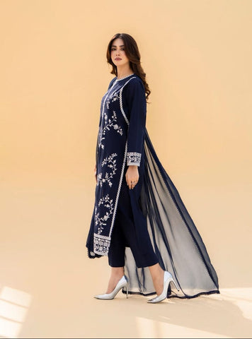 3-Piece Unstitched Fancy Suit