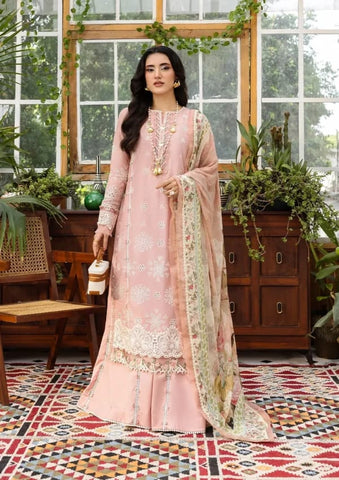 Embroidery Unstitched Lawn 3-pc Suit