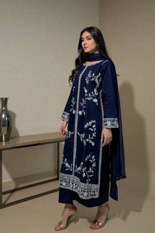 3-Piece Unstitched Fancy Suit