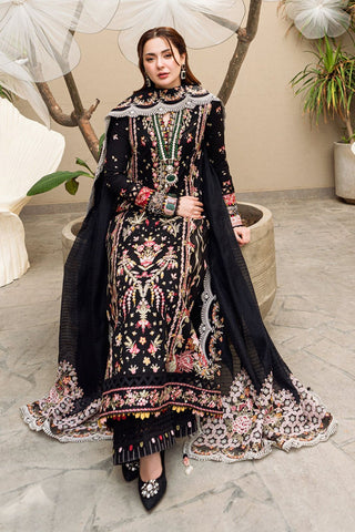 Premium Embroidered Unstitched Suit 3-Pc