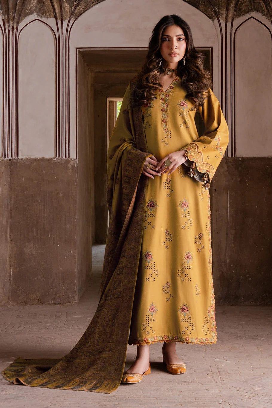 3-Pc Festive Unstitched Suit