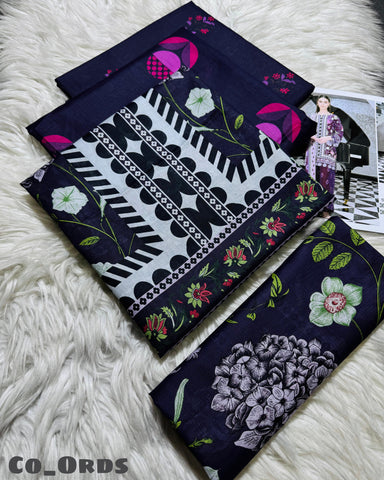3-Piece Print Lawn Suit