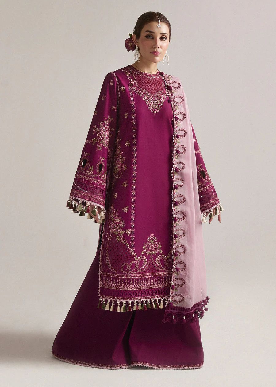 Embroidery Unstitched Lawn 3-pc Suit C-6166