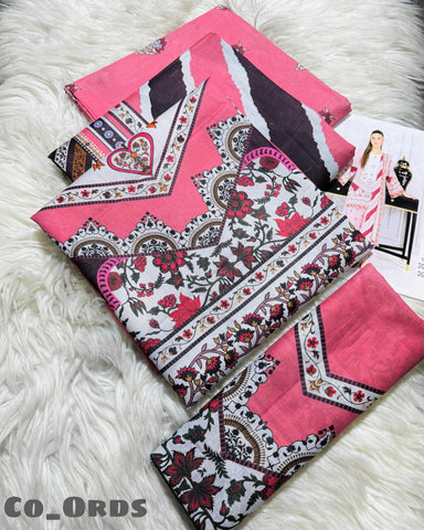 3-Piece Print Lawn Suit