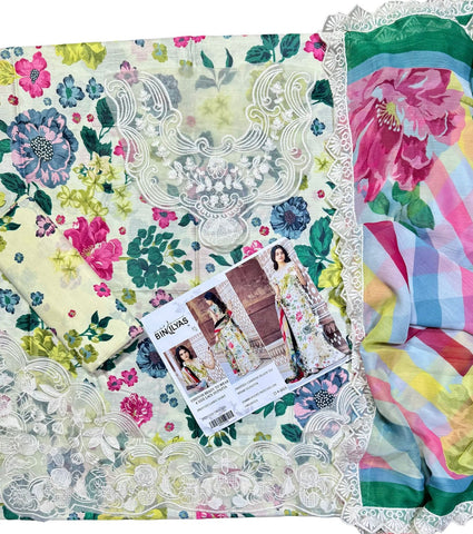 3-Piece Printed Fancy Suit