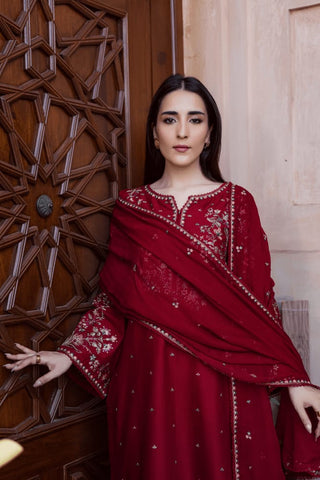 Unstitched Festive 3-Pc Suit