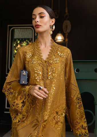 Embroidery Unstitched Lawn 3-pc Suit C-974