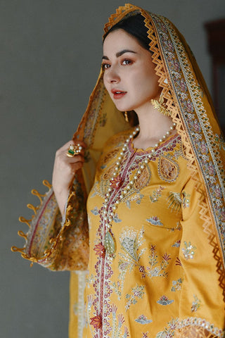 3-Piece Unstitched Embroidered Suit