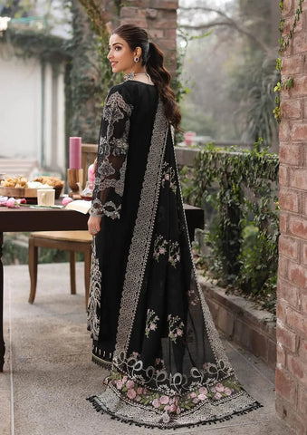3-Piece Unstitched Embroidered Dress