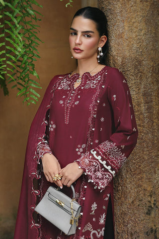 Embroidery Unstitched Lawn 3-pc Suit C-972