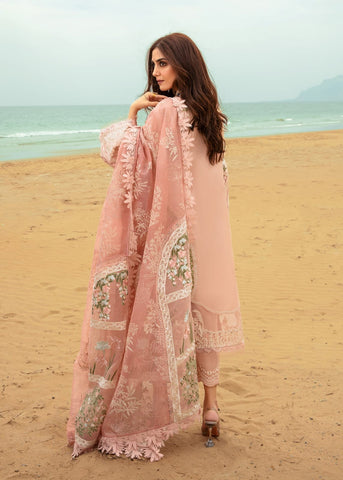 Unstitched Full Embroidery 3-pc Suit