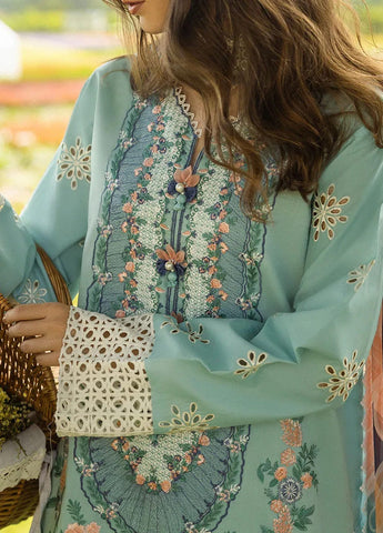 3-Piece Unstitched Embroidered Suit