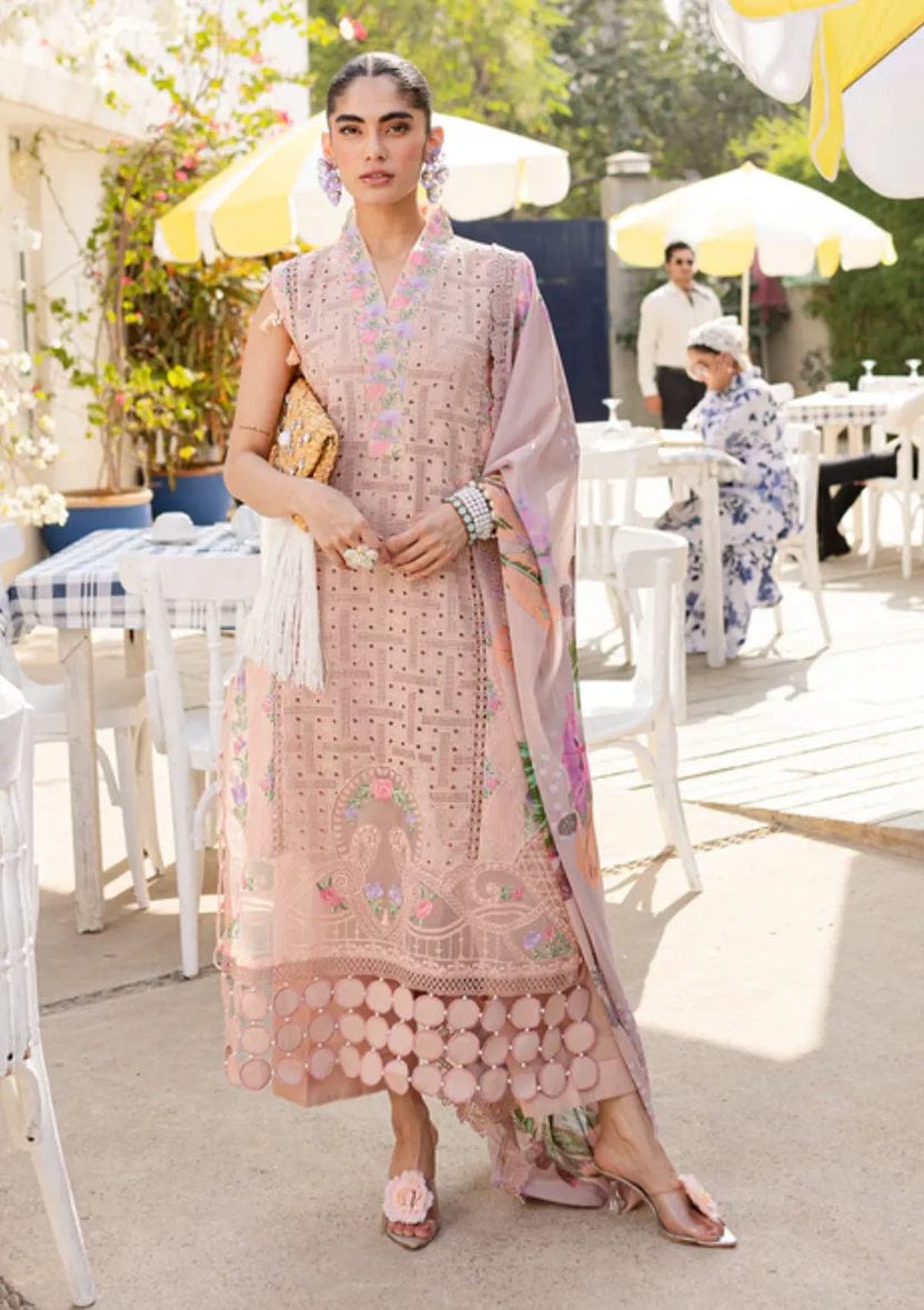 Premium Embroidered Unstitched 3-PC Suit