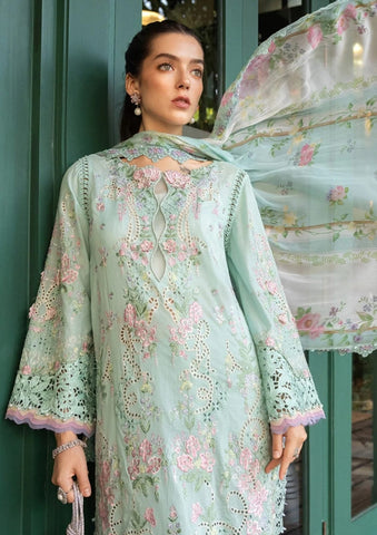 Embroidery Unstitched Lawn 3-pc Suit C-972