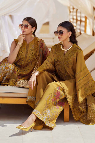 3-Piece Embroidered Unstitched Suit