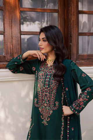 Premium Festive Unstitched Suit 3-Pc