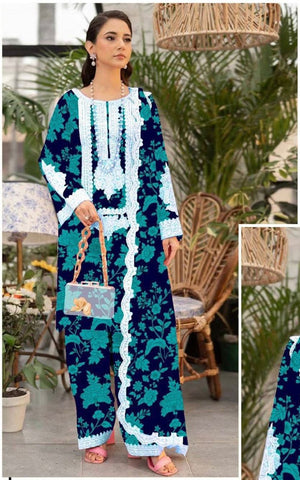 3-Piece Printed Lawn Suit