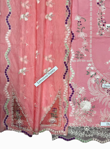 3-Piece Full Embroidery Lawn Suit