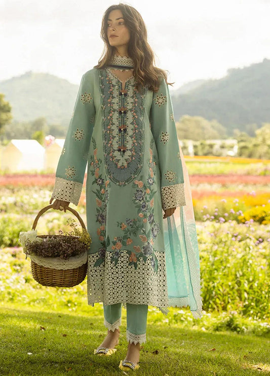 3-Piece Unstitched Embroidered Suit