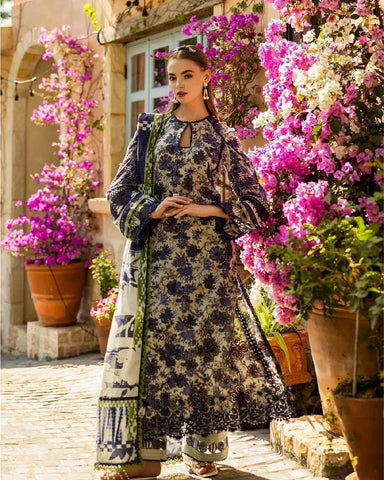 3-Piece Printed Lawn Suit