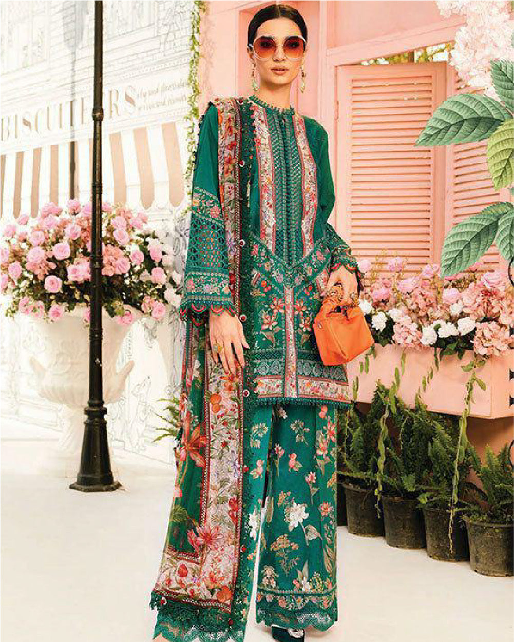 3-Piece Printed Lawn Suit