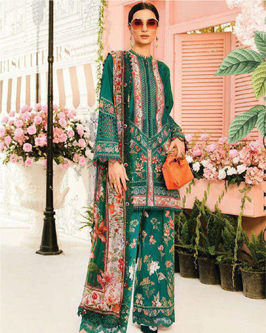 3-Piece Printed Lawn Suit