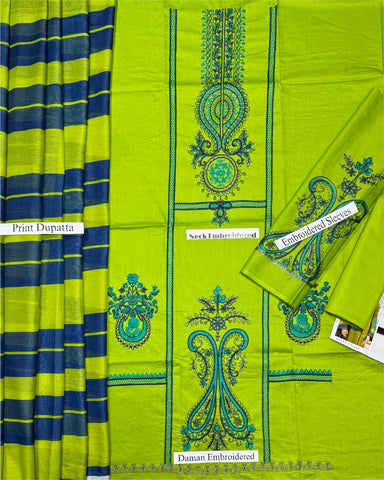 3-Piece Fancy Lawn Suit
