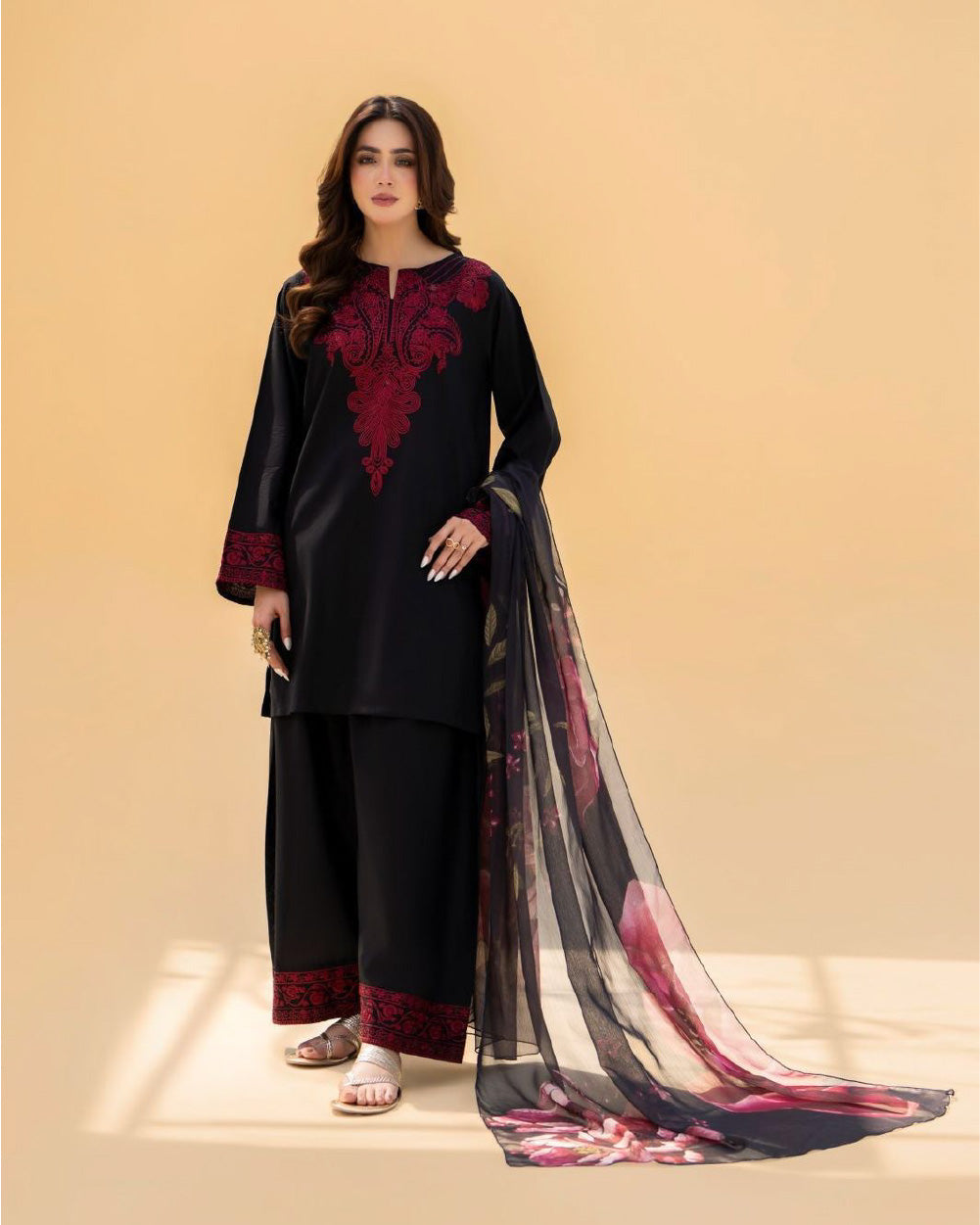 3-Piece Heavy Fancy Lawn Suit