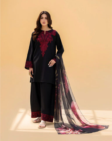 3-Piece Heavy Fancy Lawn Suit