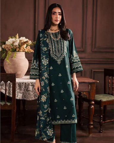 3-Piece Fancy Lawn Suit