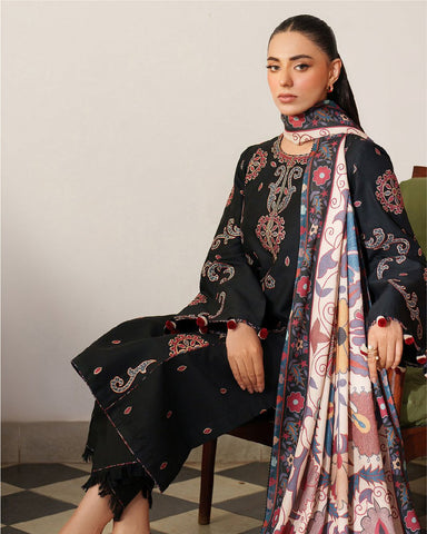 3-Piece Fancy Lawn Suit