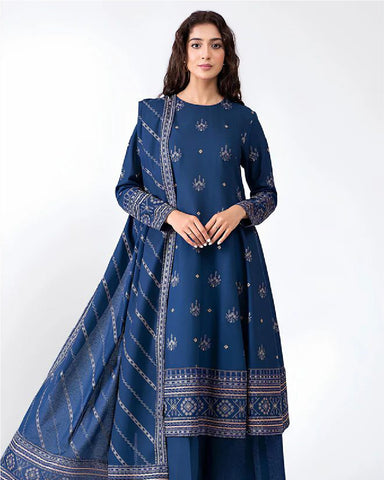 3-Piece Embroidery Lawn Suit