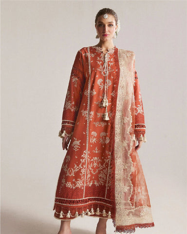 3-Piece Embroidery Lawn Suit